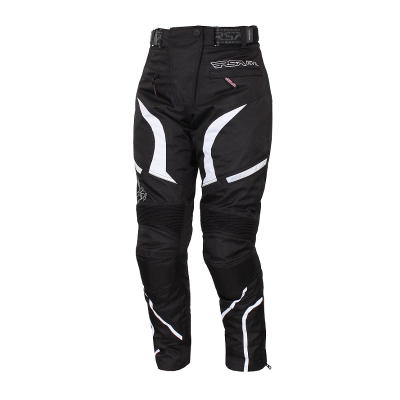 Naisten moottoripyöräpuku RSA SW-01 valkoinen - 2 kpl alennusmyynti