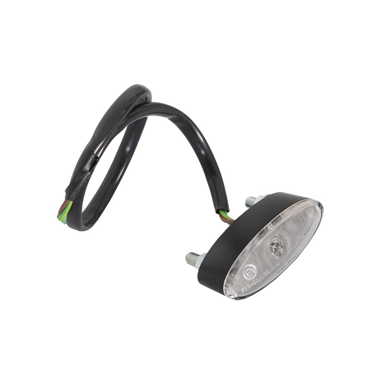 Yleismallinen LED-takavalo Mini Soikea valkoinen