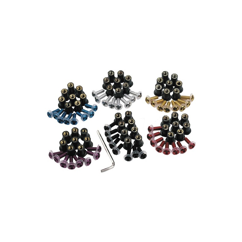 Ruuvisarja pleksilasille Oxford hopea