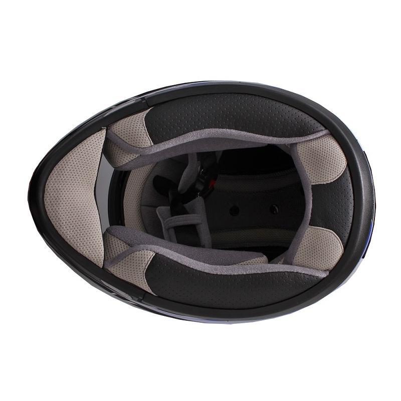 Přilba na motorku Akira Izumi 2205 šedivo-černá výprodej