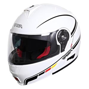Vyklápěcí přilba na motorku RSA TR-01 bílo-černá výprodej