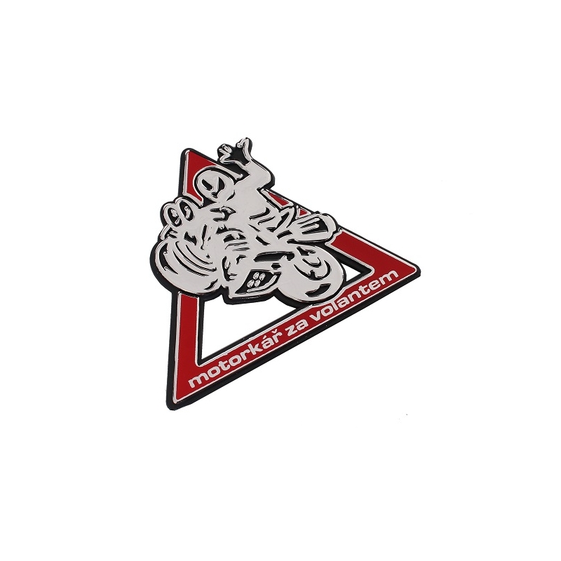 3D-tarra Moottoripyöräilijä ratin takana