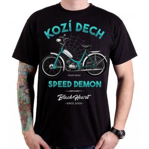 Miesten T-paita Musta Sydän Vuohen hengitys