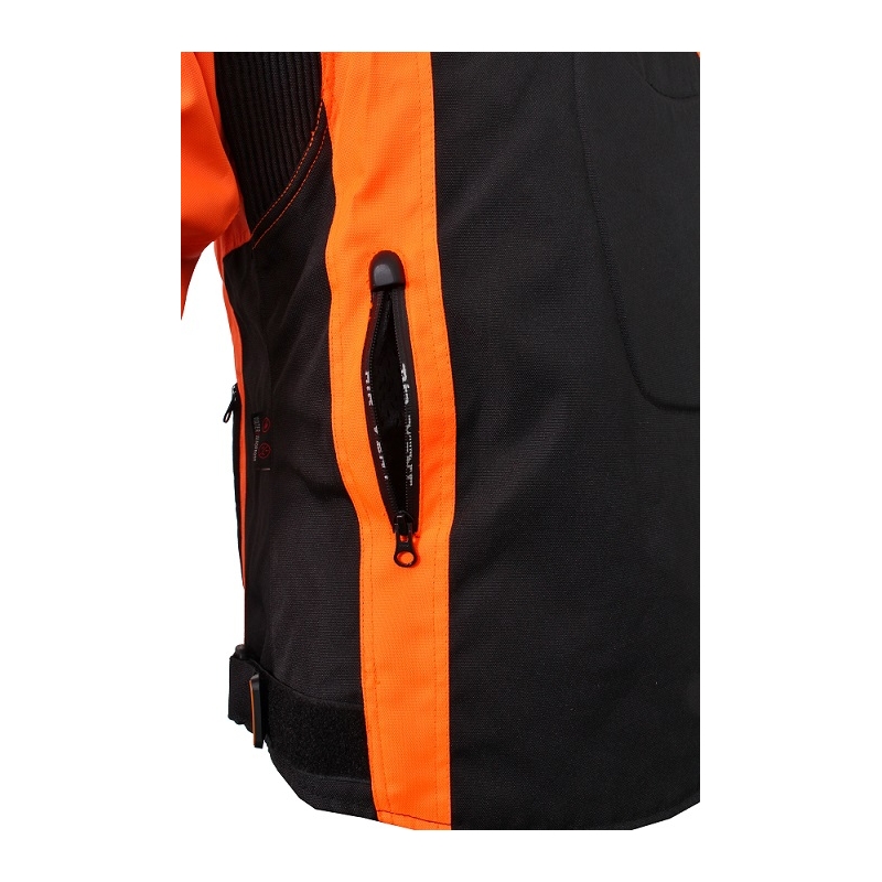 Bunda na motorku RSA Gear černo-oranžová výprodej
