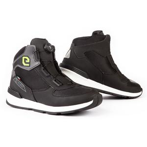 Eleveit Tank Air Musta-Fluo Keltainen Moottoripyöräily saappaat alennusmyynti