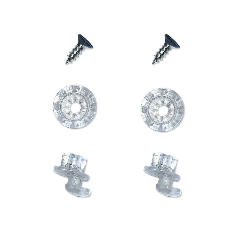 Nastat pinlockin kiinnittämistä varten LS2-plexiin.