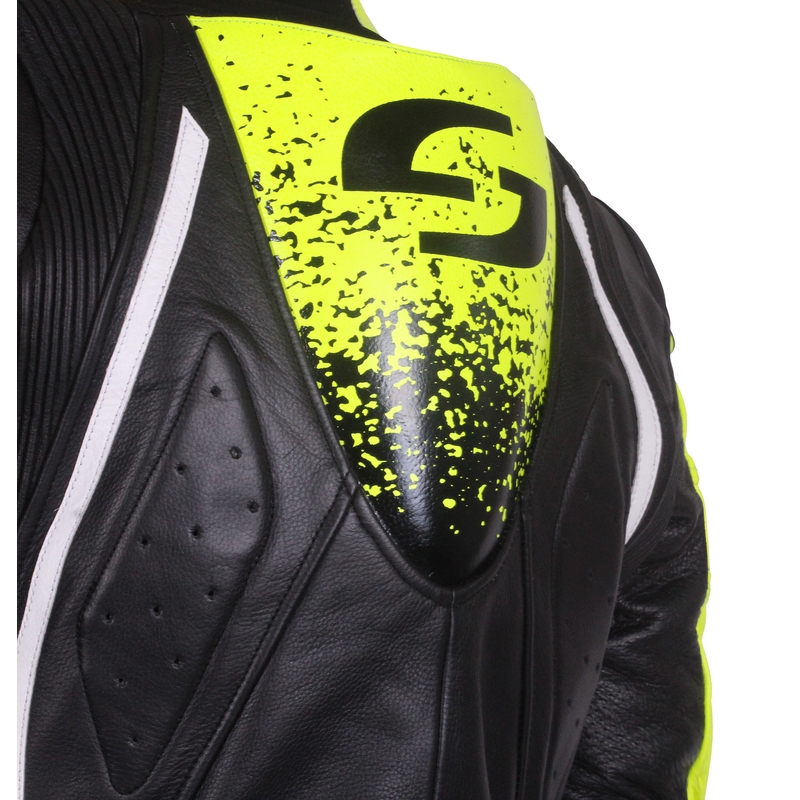 Miesten Tschul 585 musta-fluo-keltainen haalari alennusmyynti