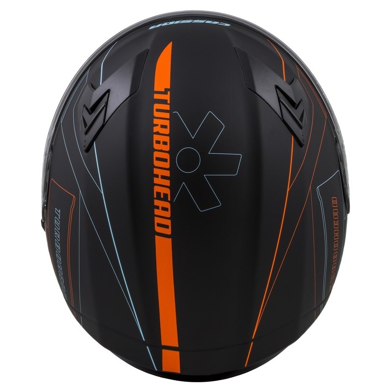 Integrální přilba Cassida Integral 3.0 Turbohead černo-oranžovo-modrá výprodej