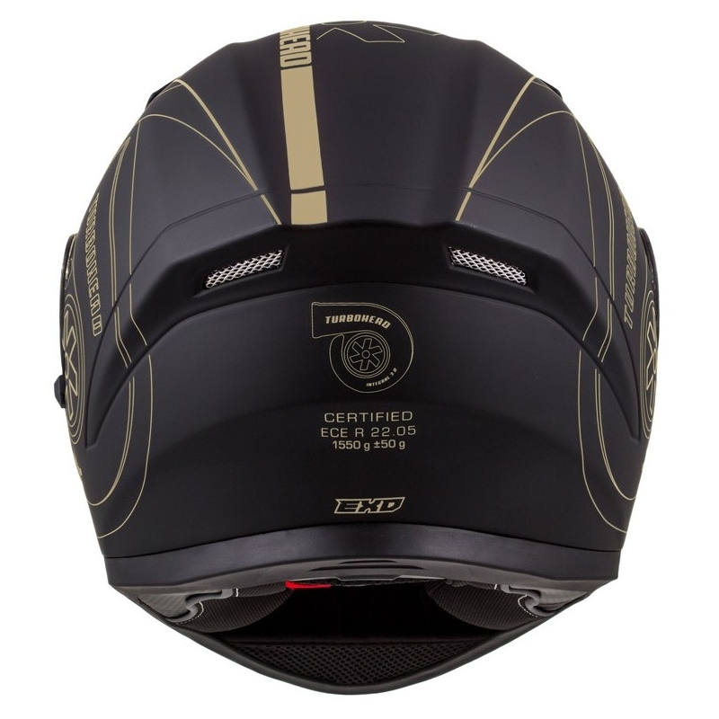 Integrální přilba Cassida Integral 3.0 Turbohead černo-zlatá