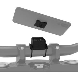 Oxford CLIQR -puhelimen, kameran ja navigointilaitteen pidike, jossa on hihnakiinnitys.