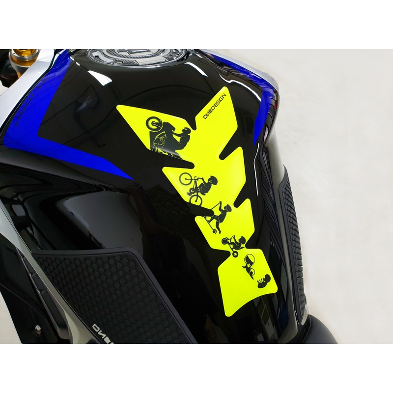 Polttoainesäiliön kansi Tulosta - Moon fluo yellow