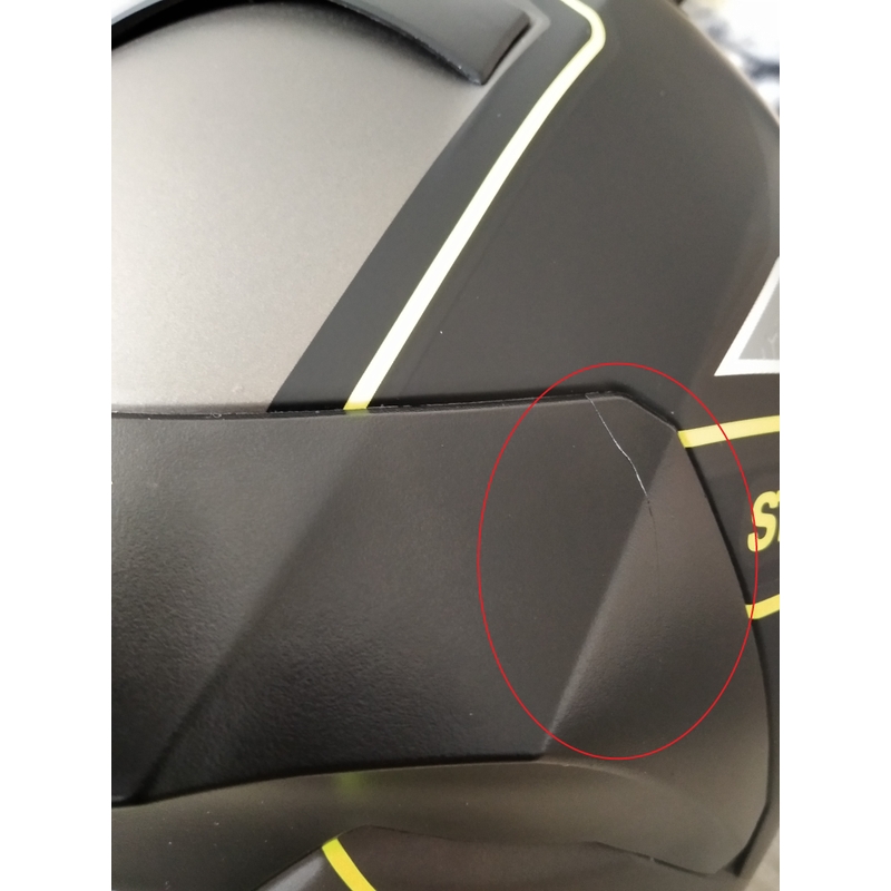 Integral moottoripyöräilykypärä Street Racer SR I1 musta-harmaa fluo-keltainen - luokka II