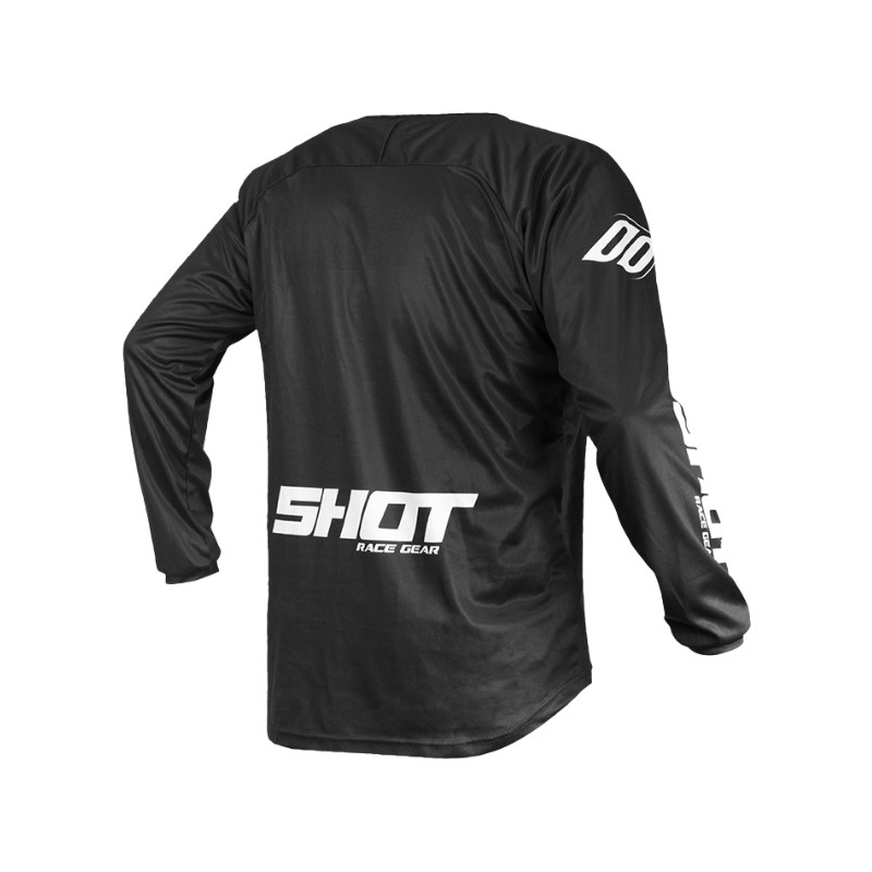 Motokrosový dres Shot Devo Raw černý výprodej