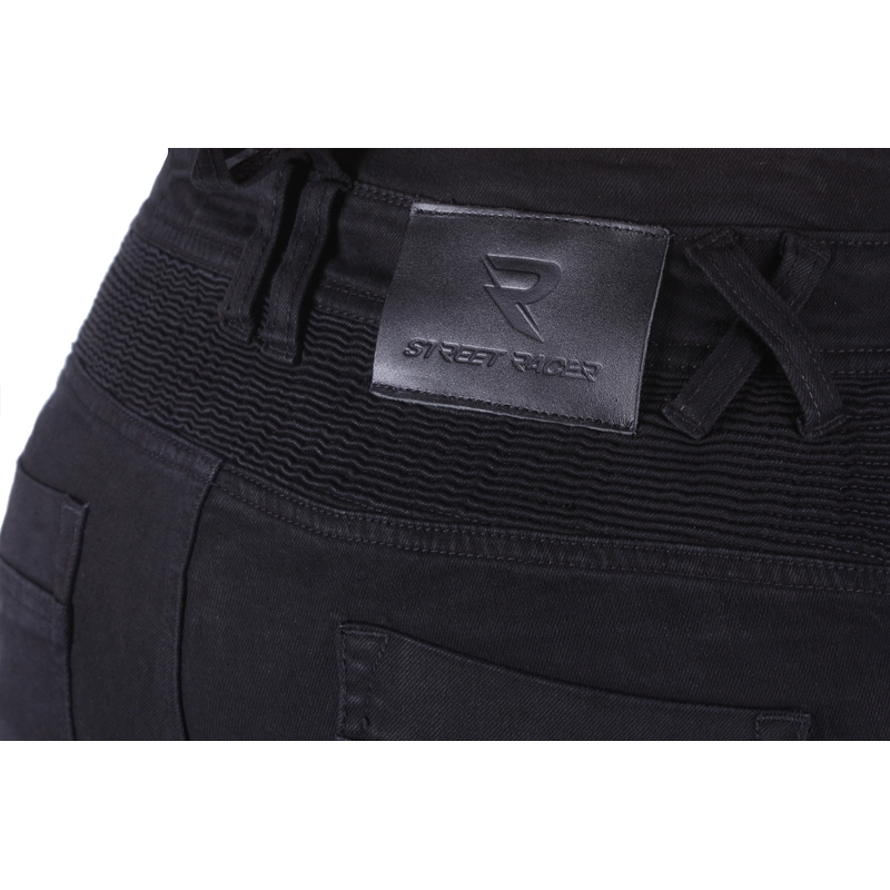Naisten farkut Street Racer Stretch II Slim fit CE musta