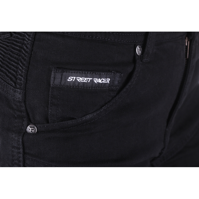 Naisten farkut Street Racer Stretch II Slim fit CE musta