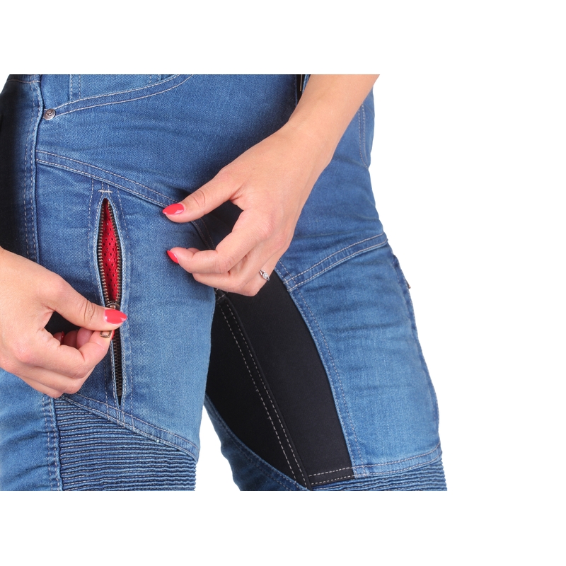 Naisten farkut Street Racer Stretch II Slim fit CE sininen