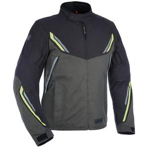 Oxford Advanced Hinterland musta-harmaa-fluo-keltainen moottoripyörätakki