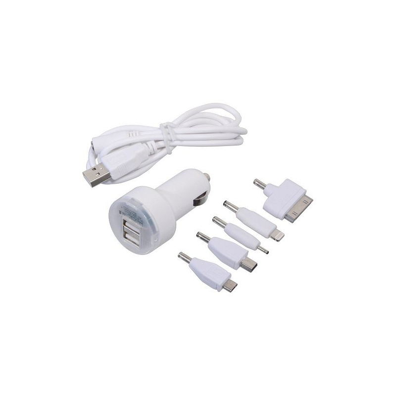 Puhelinlaturi 12V 2,1A (iPhone 4/5/6, micro USB, Nokia)