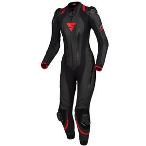 Naisten yksiosainen puku Shima Miura RS musta-punainen