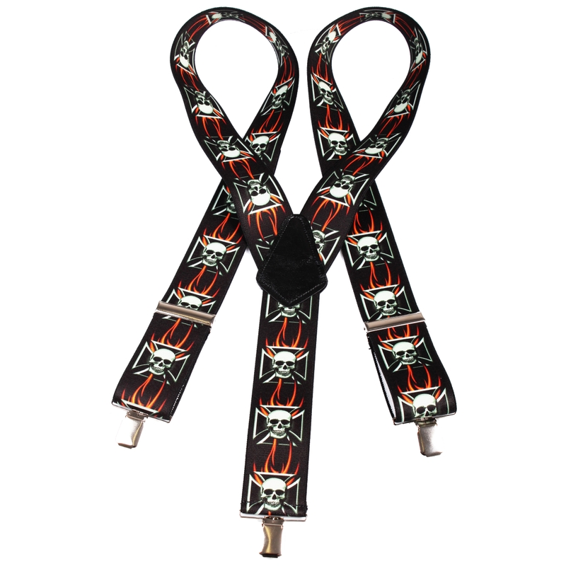 Sukkanauhat, joissa on pääkallomotiivi 10