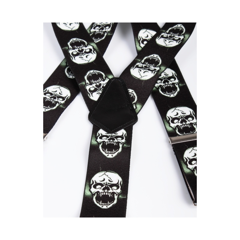 Sukkanauhat, joissa on pääkallomotiivi 12