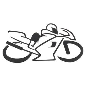 Tarra siluetti Bike musta