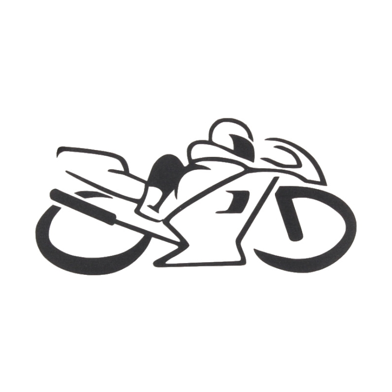 Tarra siluetti Bike musta