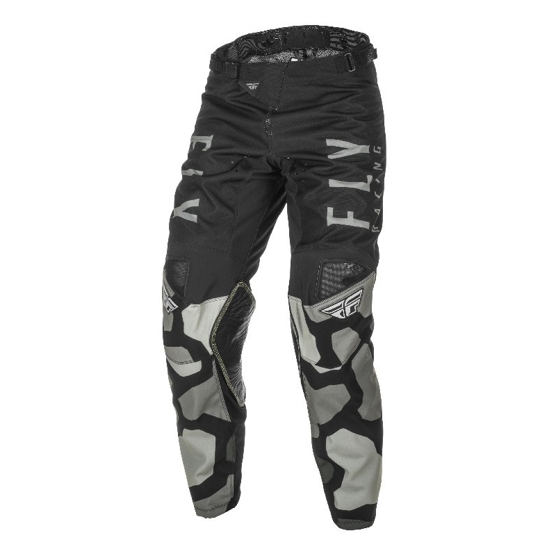 Motokrosové kalhoty FLY Racing Kinetic K221 2021 černo-šedé