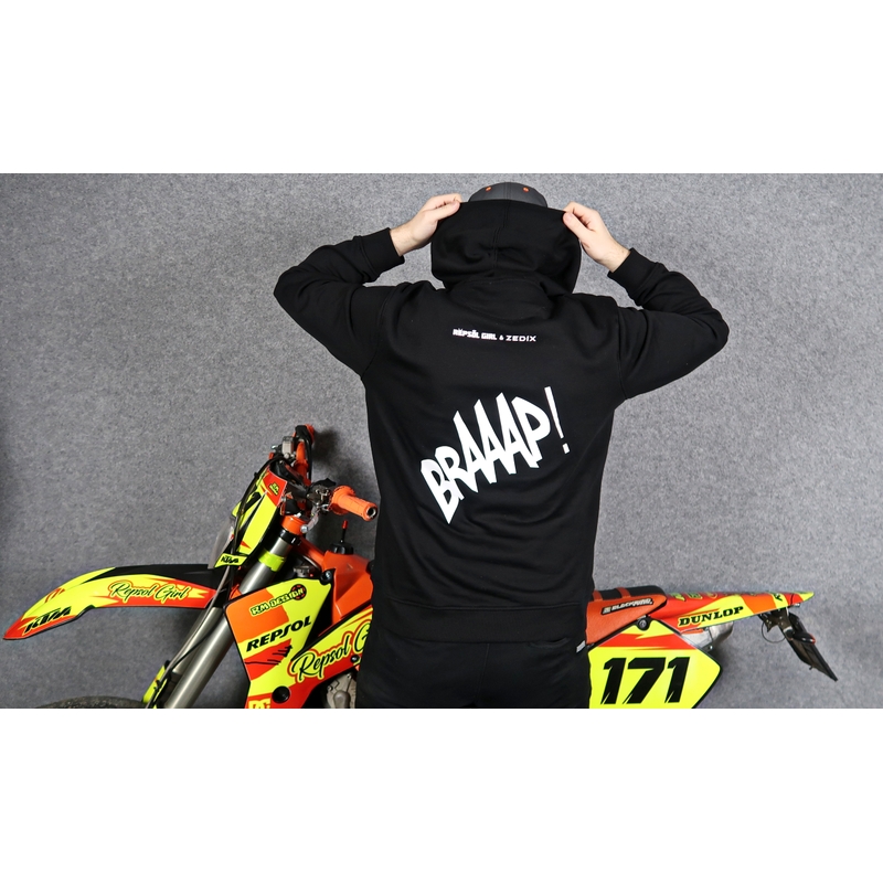 Miesten huppari SUPERMOTO musta