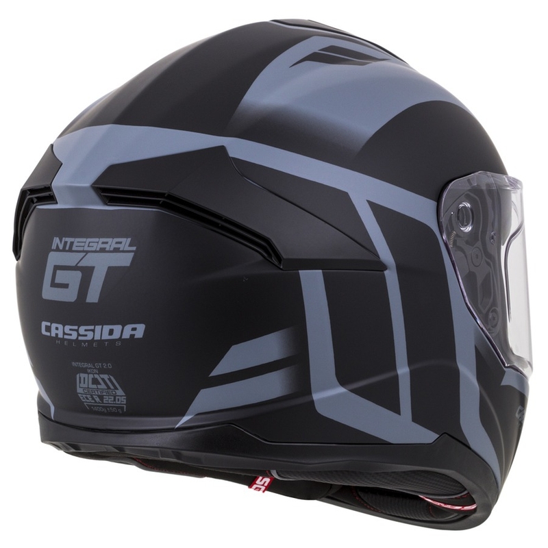Integrální přilba Cassida Integral GT 2.0 Ikon černo-šedá výprodej