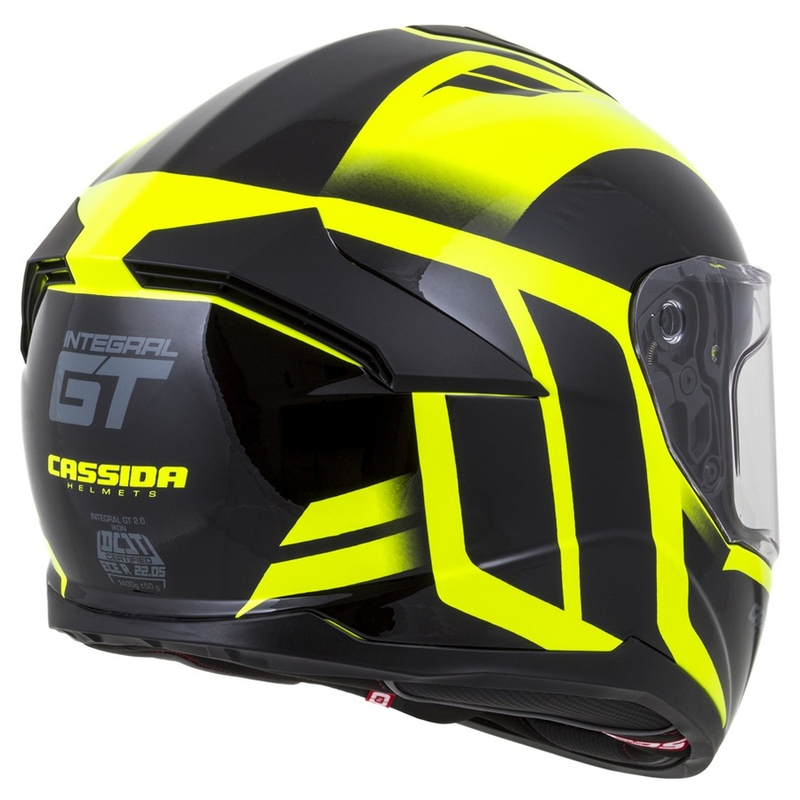 Integrální přilba Cassida Integral GT 2.0 Ikon černo-fluo žlutá