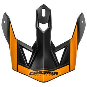 Cassida Cross Pro II kypärän visiiri oranssi-musta-harmaa