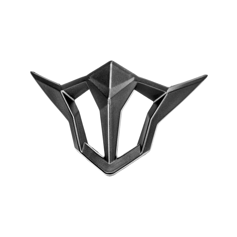 Cassida Cross Pro II kypärän tuuletussuojus edessä musta