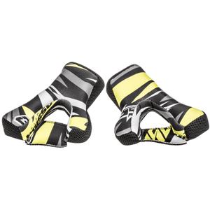 Cassida Cross Pro II kypärän sisävisiiri fluo-kelta-harmaa-musta