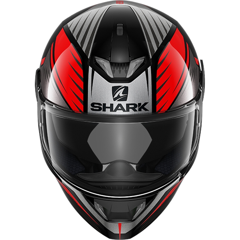 Integrální přilba SHARK SKWAL 2 Hallder černo-šedo-červená výprodej