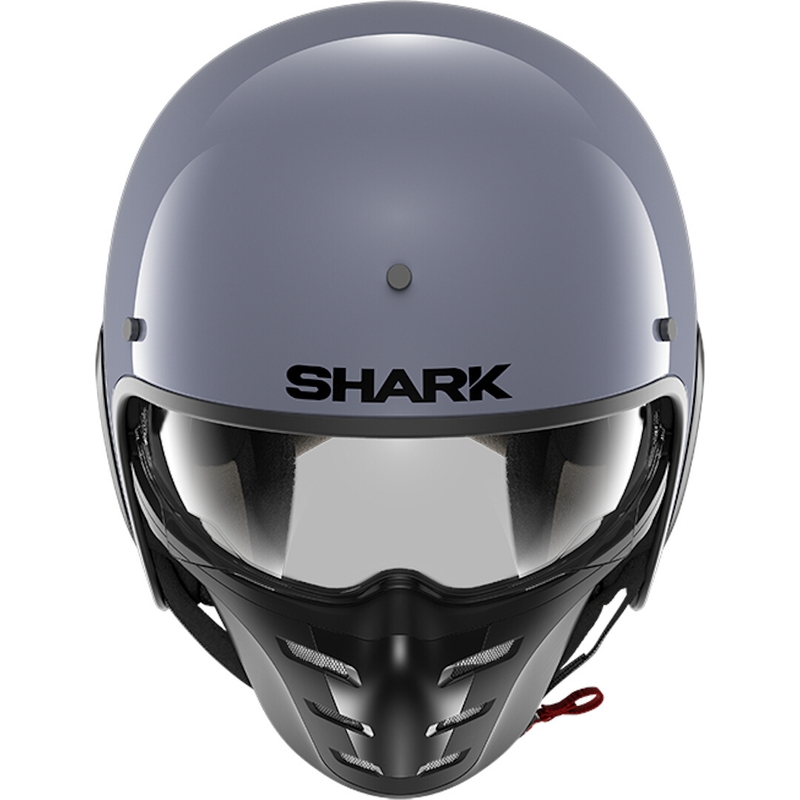 Otevřená přilba s maskou SHARK S-DRAK 2 Blank šedá