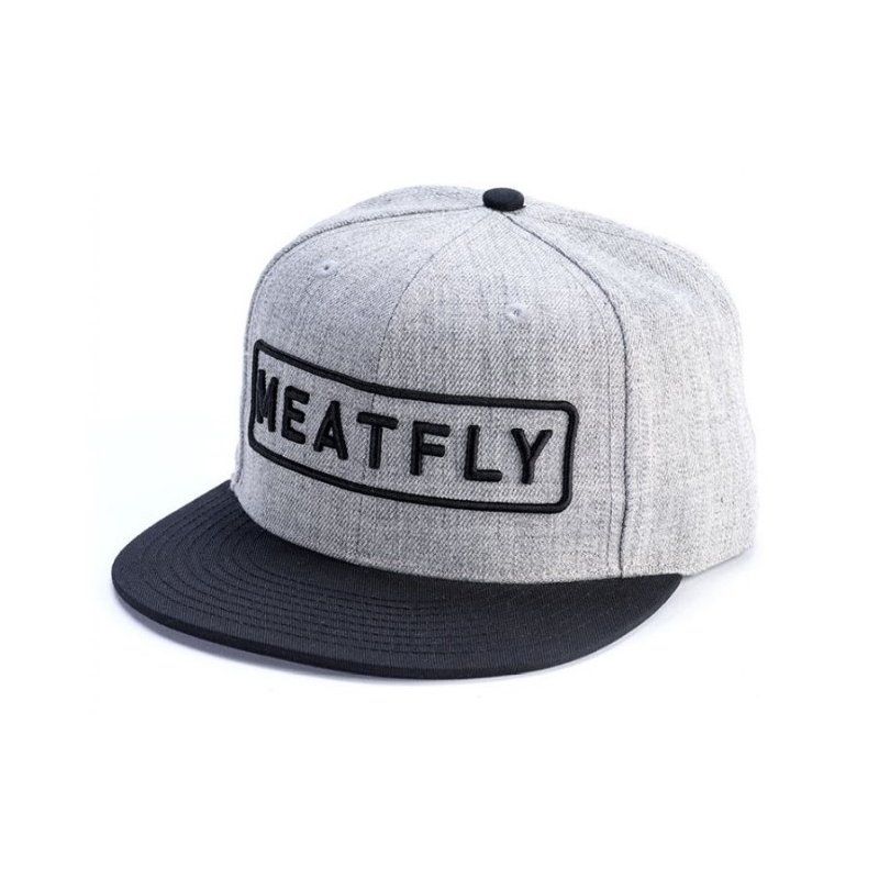 Kšiltovka Meatfly Spon šedá