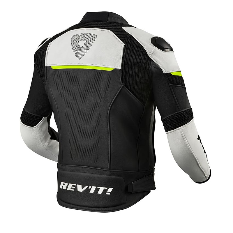 Bunda na motorku Revit Convex černo-fluo žlutá výprodej
