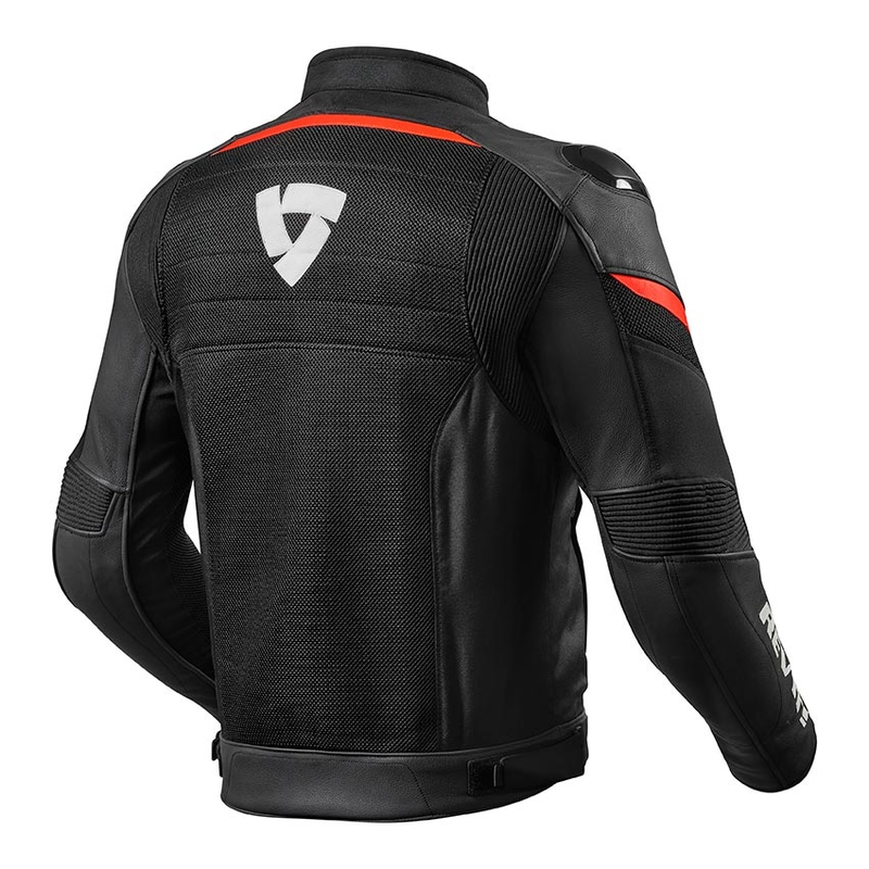 Bunda na motorku Revit Mantis černo-neonově červená výprodej