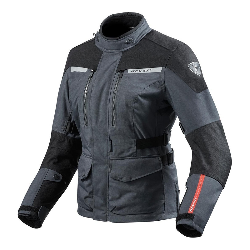 Naisten Revit Horizon 2 moto-takki antrasiitti/musta alennusmyynti