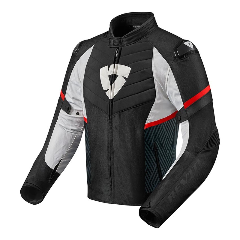 Bunda na motorku Revit Arc H2O černo-červená výprodej