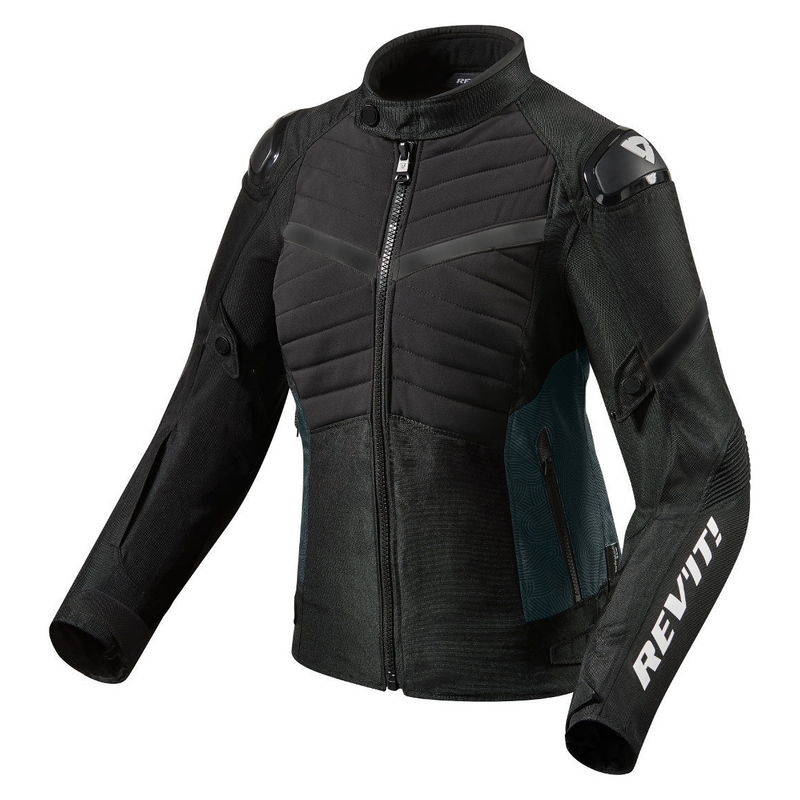 Dámská bunda na motorku Revit Arc H2O černá výprodej