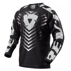 Motocross pelipaita Revit Rough musta ja valkoinen