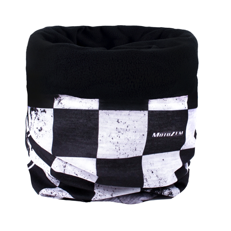 Monikäyttöinen moottoripyöräkaulahuivi MotoZem-fleeceä käyttäen