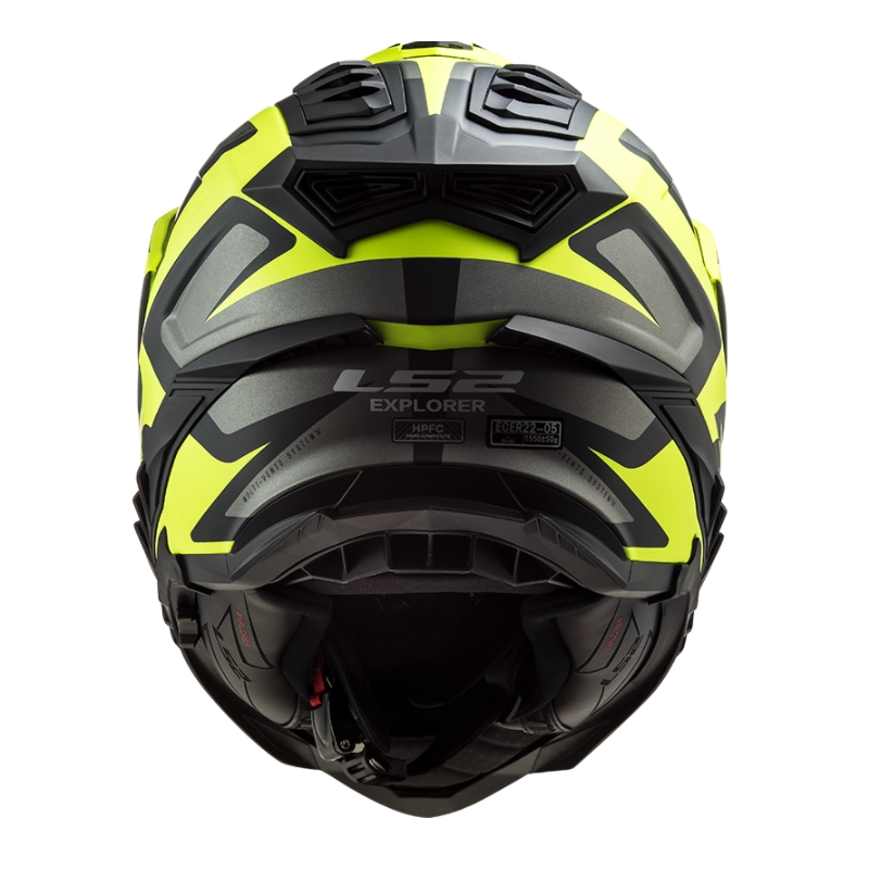 Enduro kypärä LS2 MX701 Explorer Alter musta-harmaa-fluo keltainen