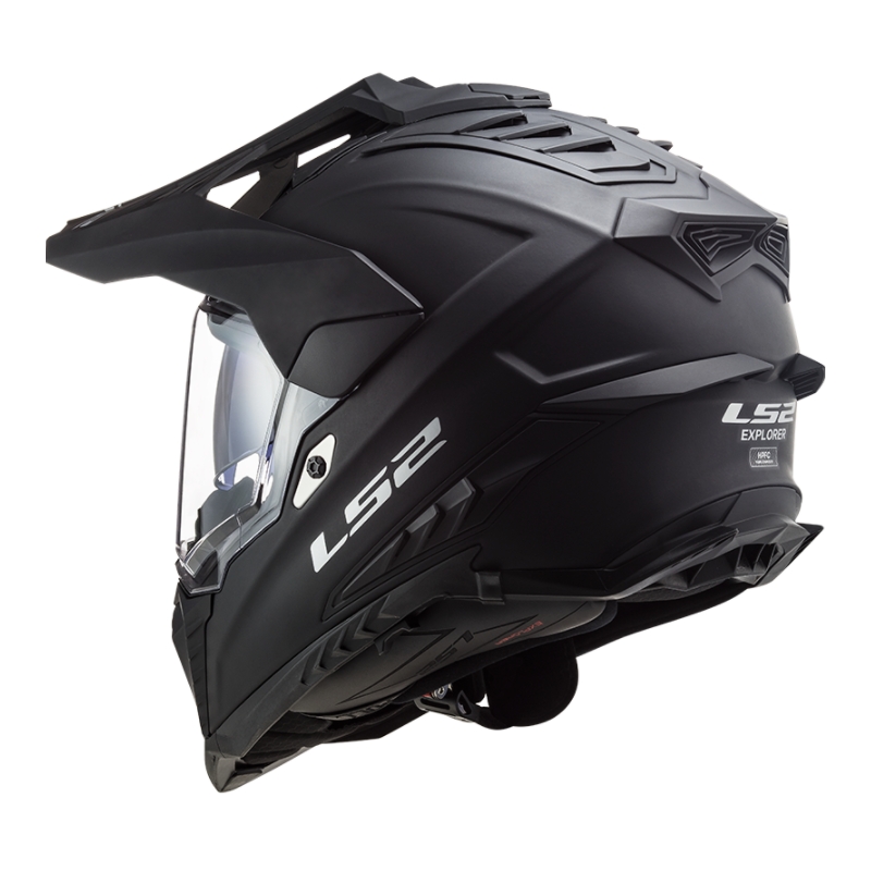 Enduro kypärä LS2 MX701 Explorer kiinteä musta