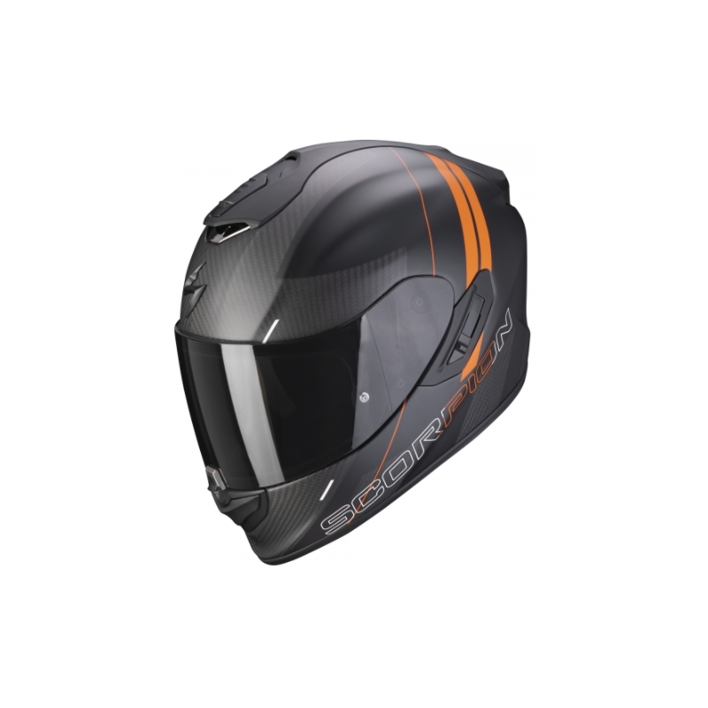 Integrální přilba Scorpion EXO-1400 Carbon Air Drik černo-oranžová