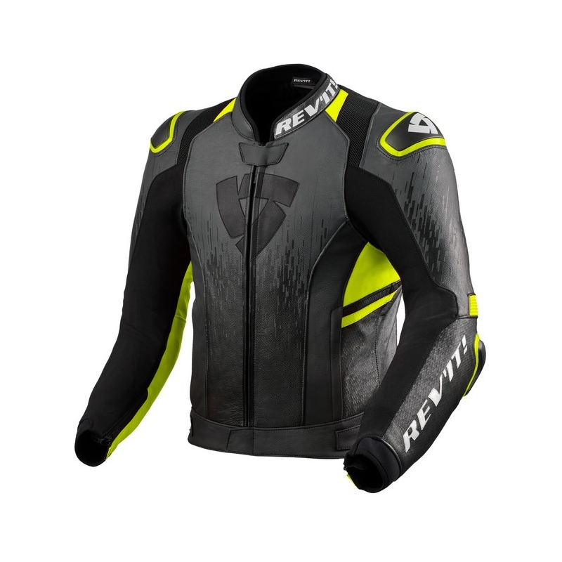 Bunda na motorku Revit Quantum 2 šedo-fluo žlutá výprodej