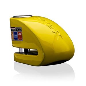 Levyjarrun lukko XENA XX14 keltainen