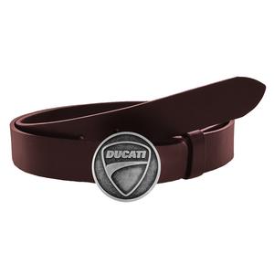 Nahka moto vyö Ducati solki ruskea